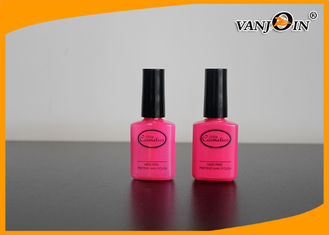 China 20ml High Cap PET Empty Fingernail Polish Bottles Logo Printing with Black Brush supplier