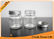 2oz Short Eco Mason Glass Jars With Silver Metal Lid , Clear Miniature Glass Bottles for Sauce supplier