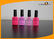 20ml High Cap PET Empty Fingernail Polish Bottles Logo Printing with Black Brush supplier